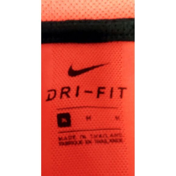 Nike ELITE DriFit Hoodie MED Red/Black Swoosh Light Activewear Perforated/Solid - Picture 10 of 14